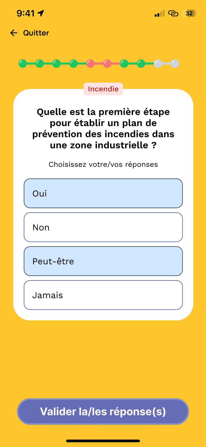 Questions interactives